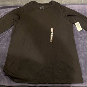 Torrid size 0 black everyday long sleeve shirt